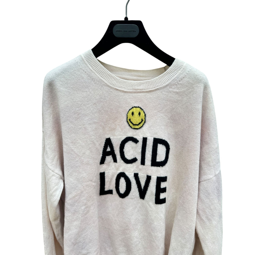 Acid Cream Cashmere Wool Sweater