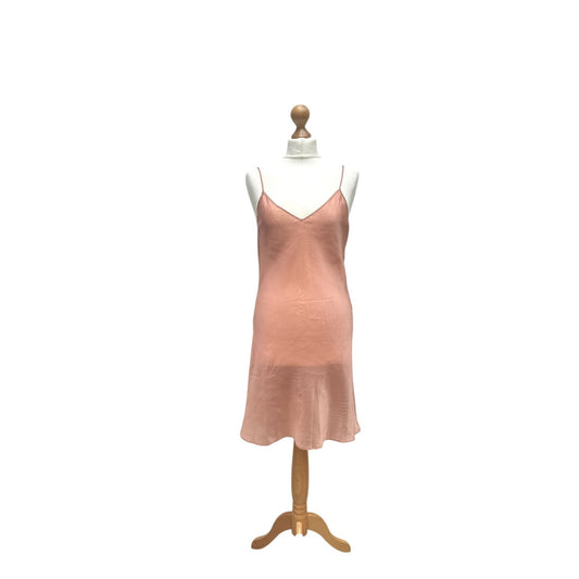 Nude Sheer Slip Dress