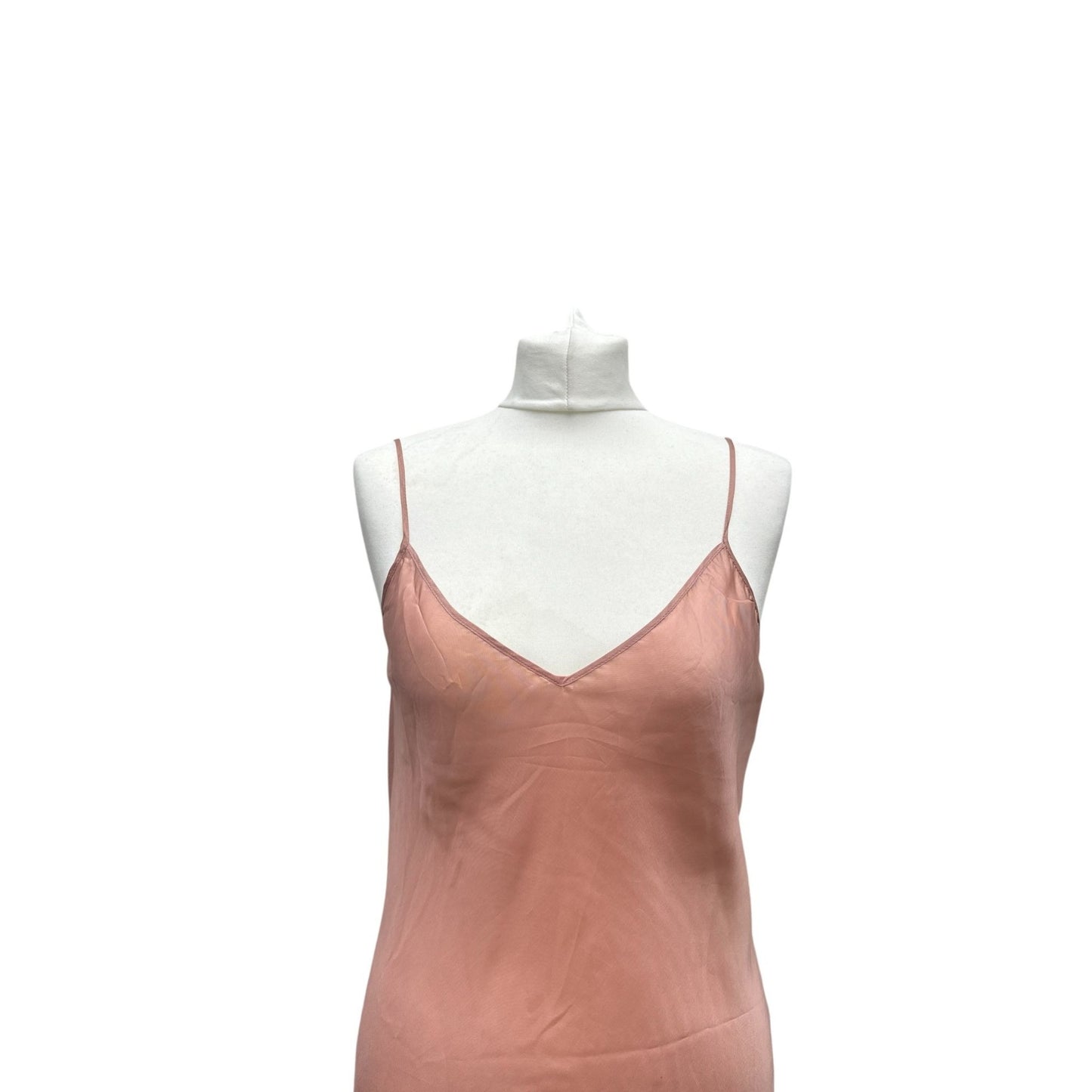 Nude Sheer Slip Dress