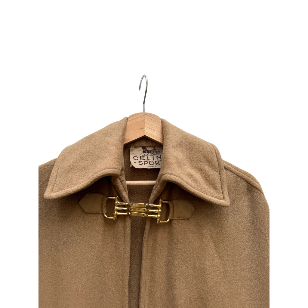 1970s Brown Wool Cape