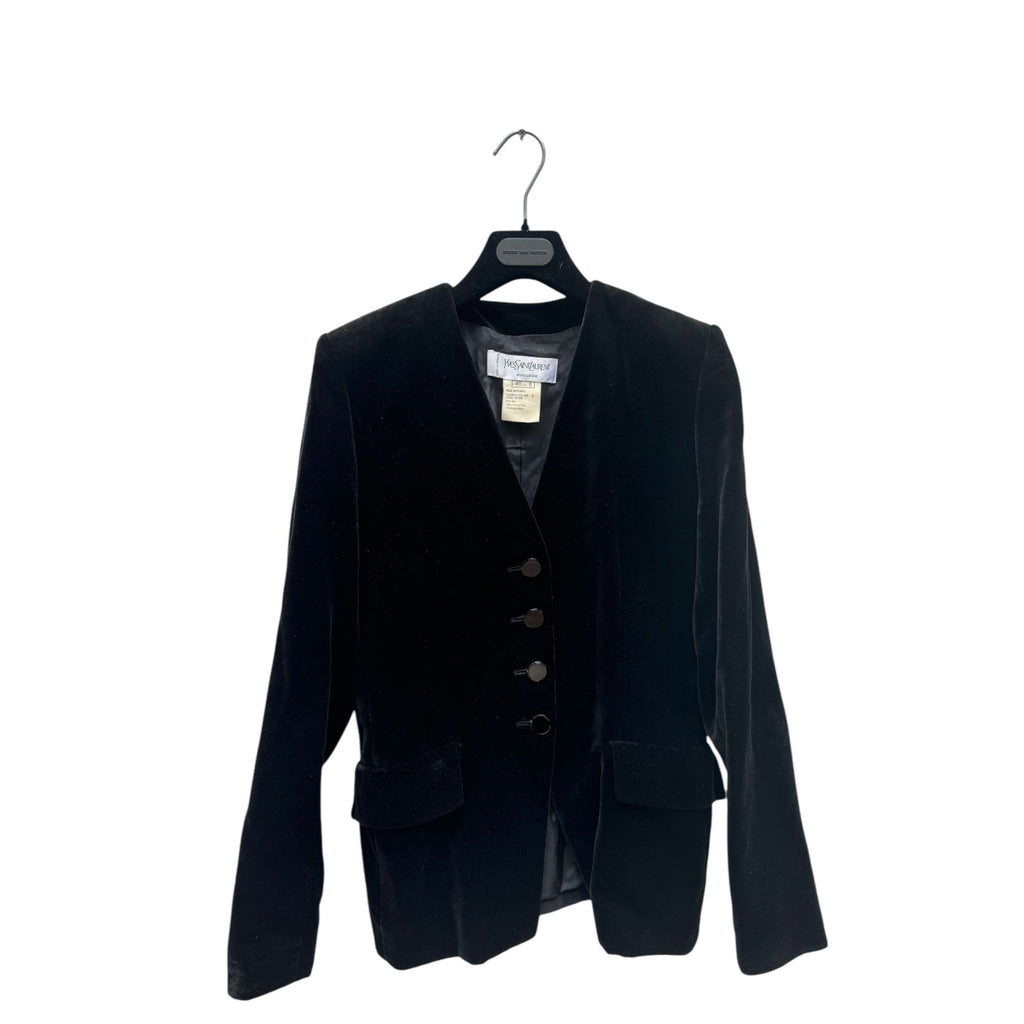 Vintage Black Velvet Jacket