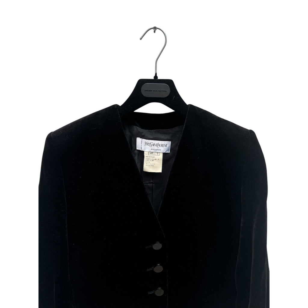 Vintage Black Velvet Jacket