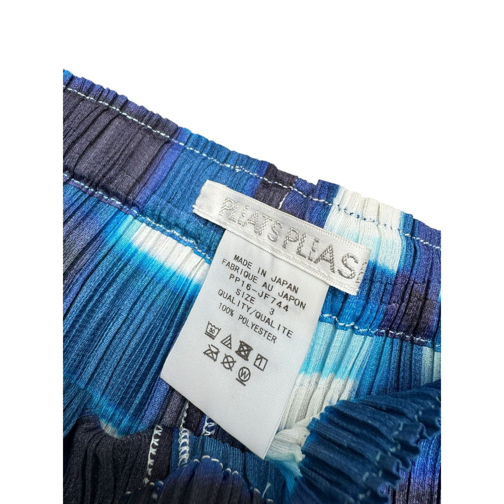 Blue Pleats Please Pants