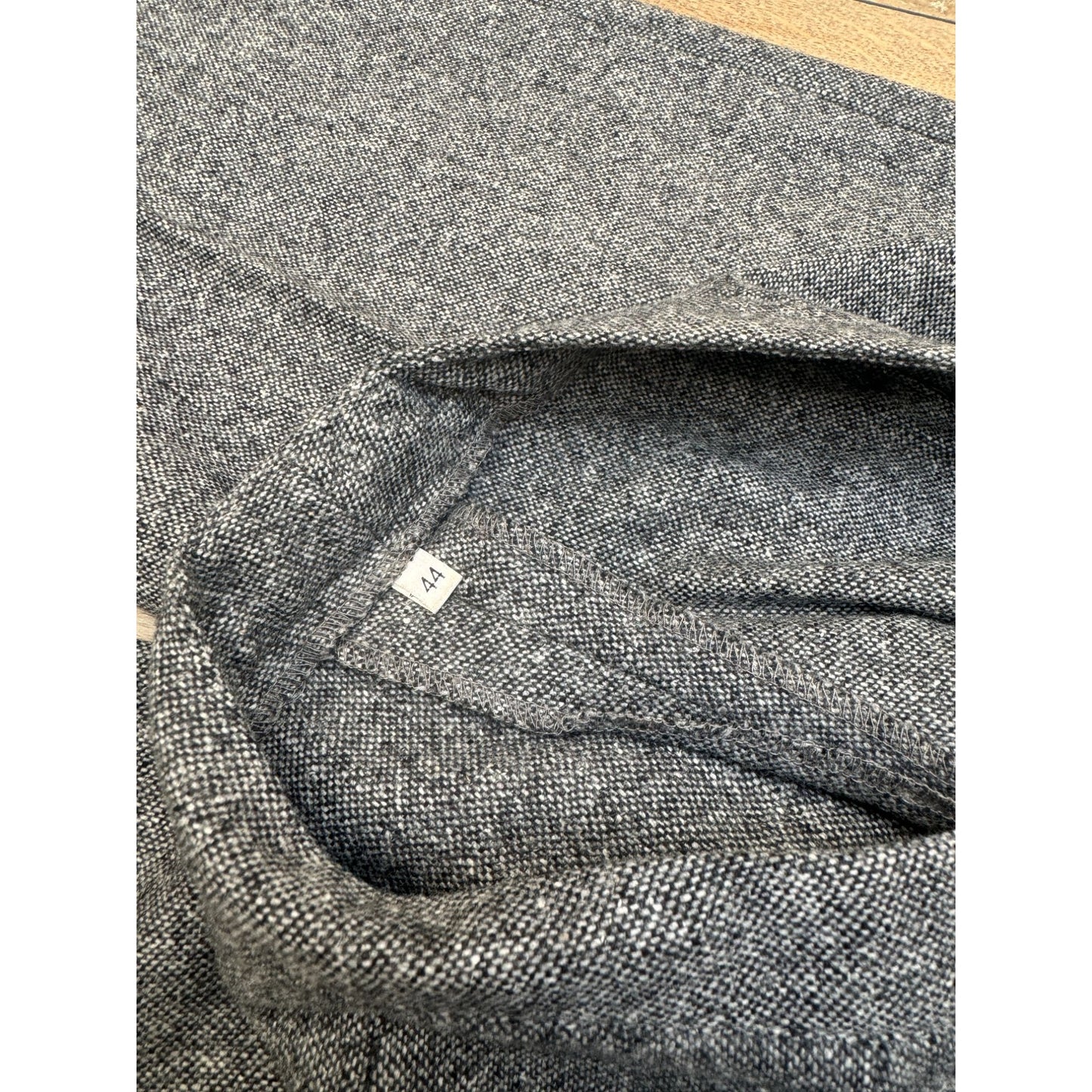 Vintage Grey Wool Pants Suit 