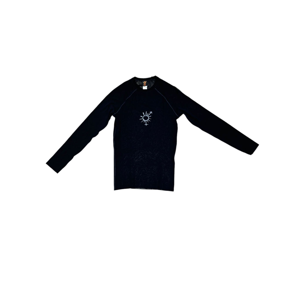 Vintage Black Mesh Longsleeves