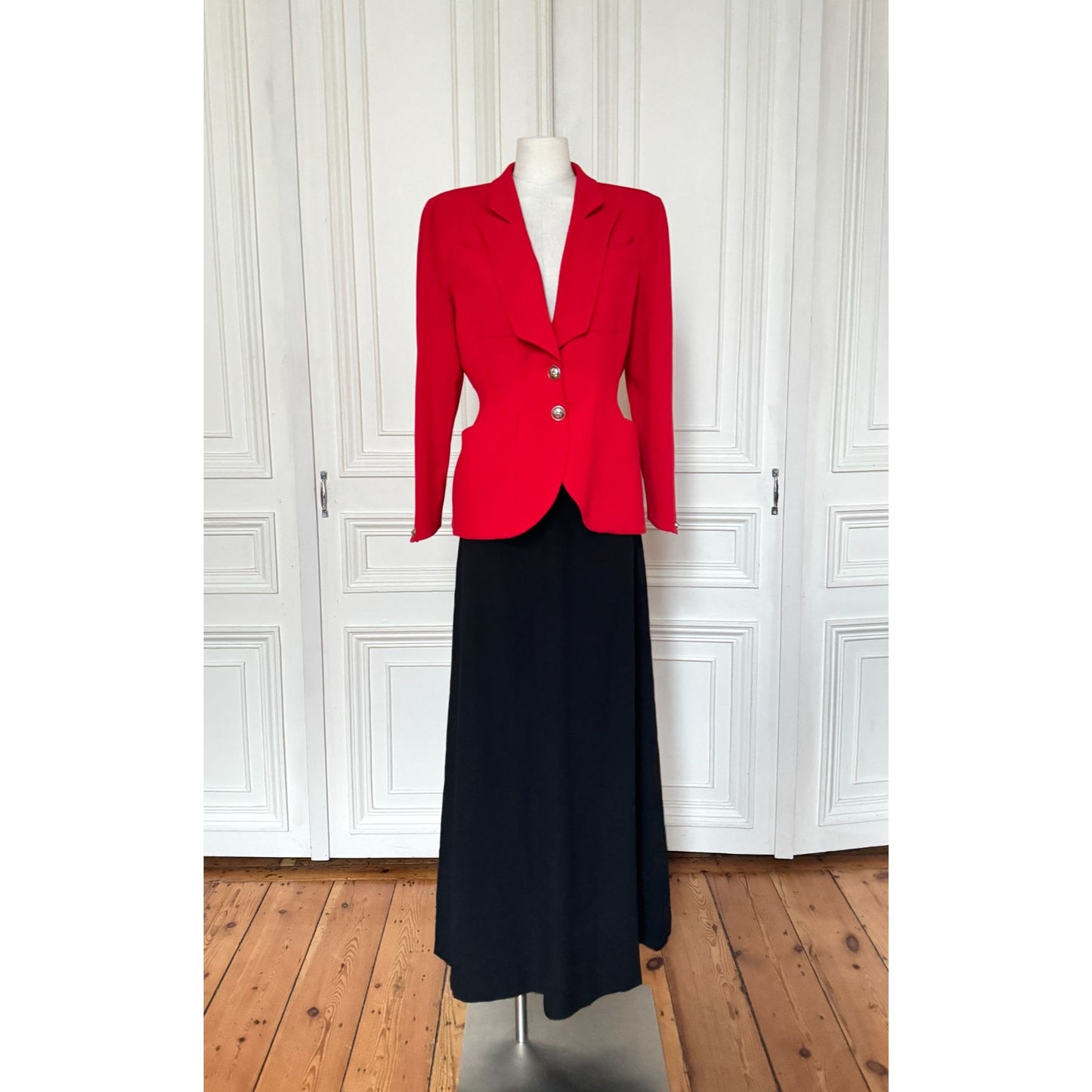 FW 1998 Red Wool Blazer Jacket 