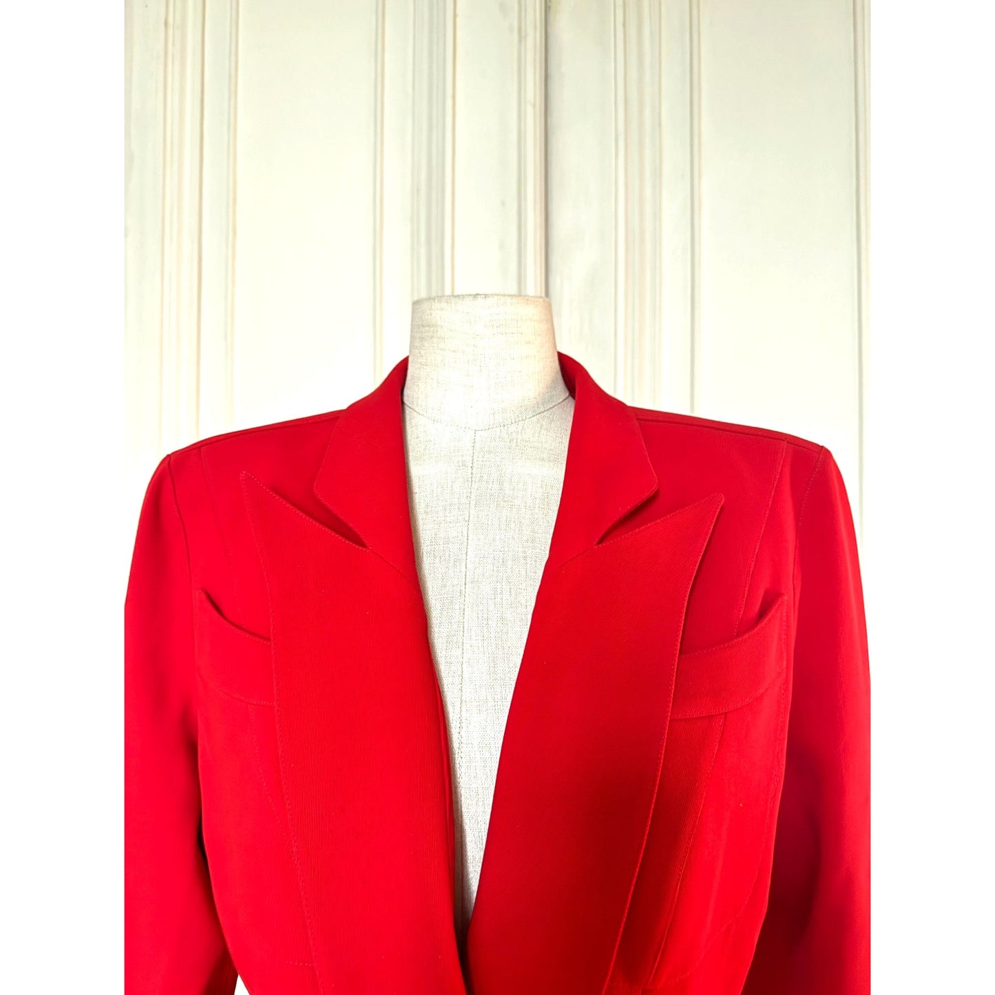 FW 1998 Red Wool Blazer Jacket 