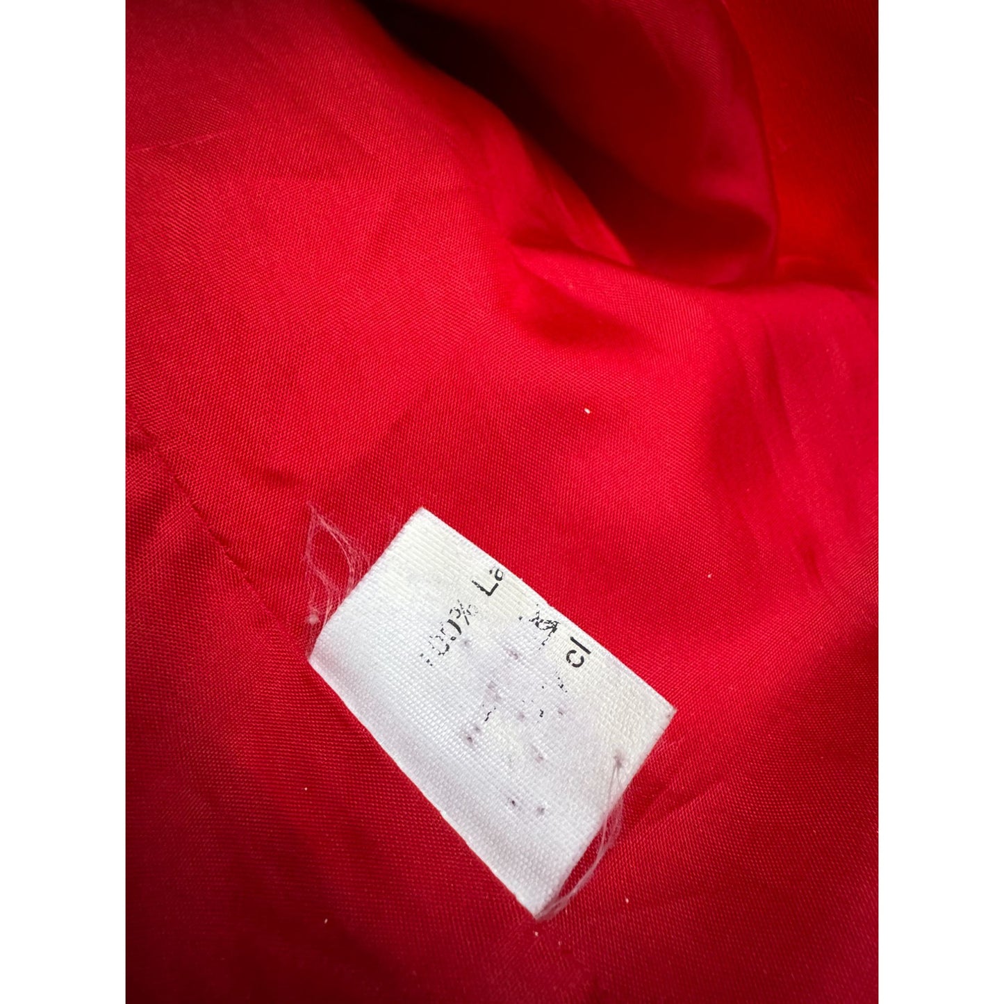 FW 1998 Red Wool Blazer Jacket 