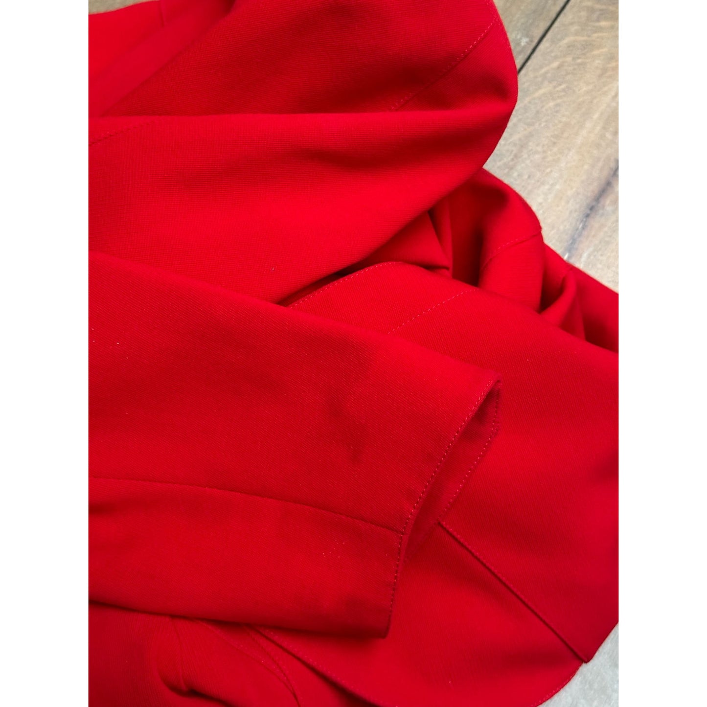 FW 1998 Red Wool Blazer Jacket 