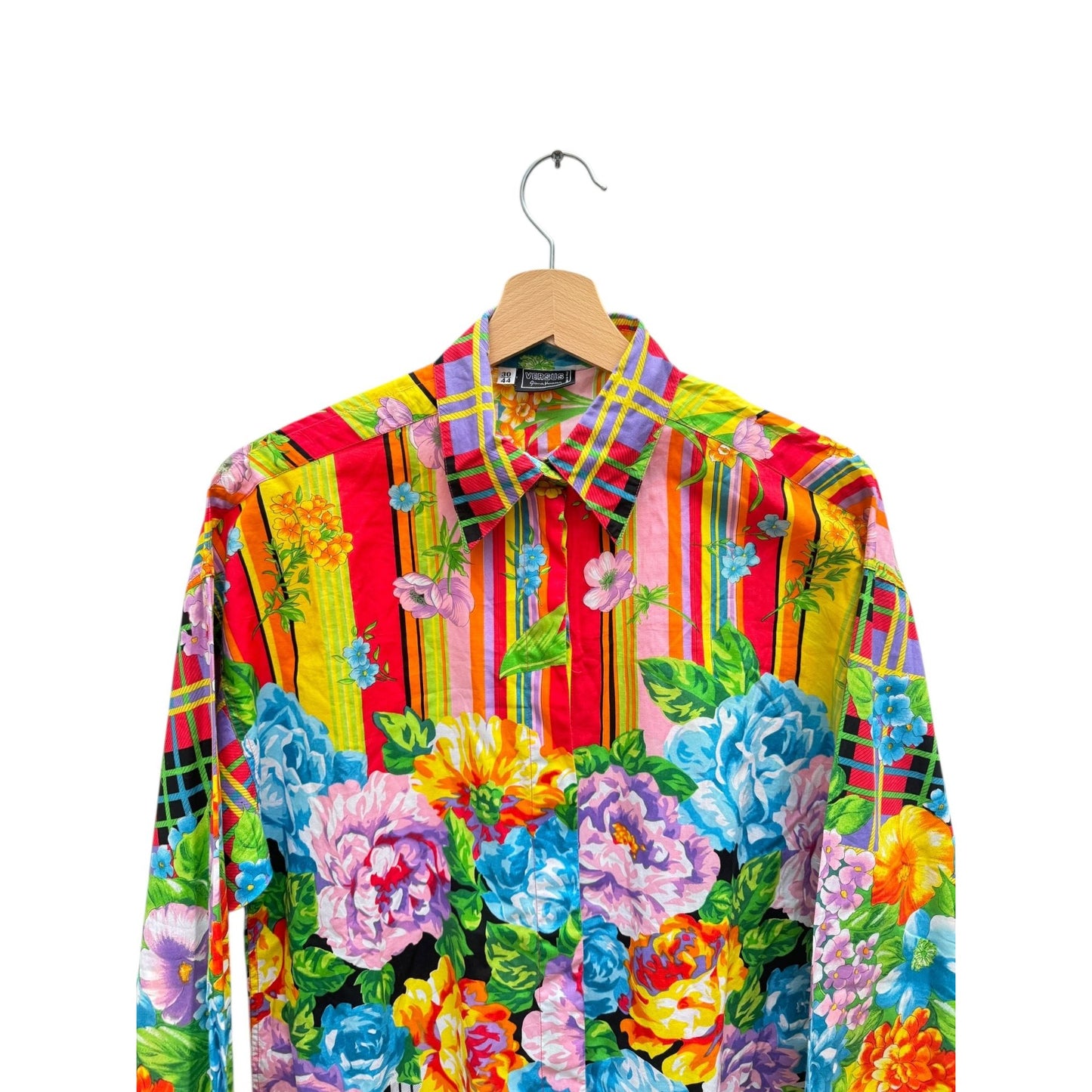 1993 Iconic Floral & Graphic Motif Shirt 