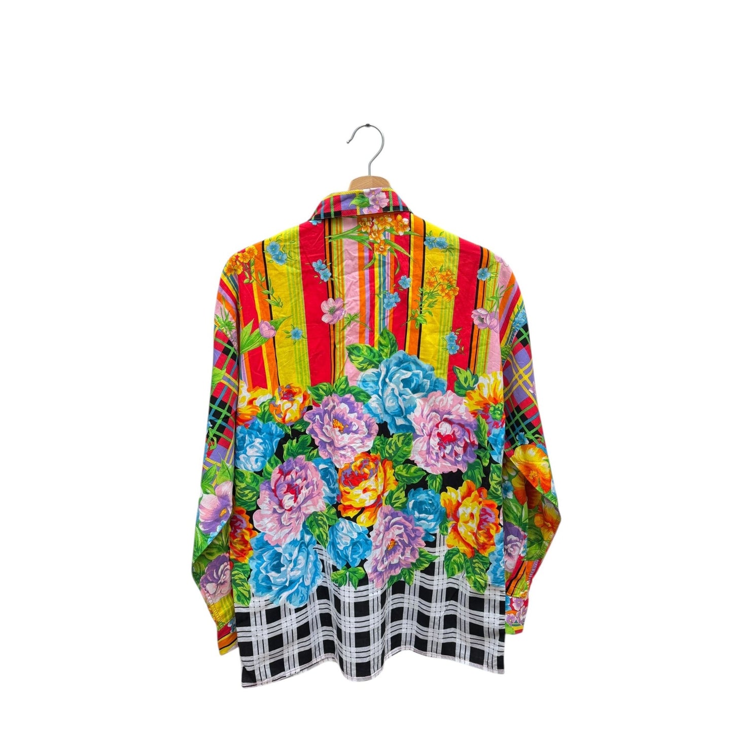 1993 Iconic Floral & Graphic Motif Shirt 