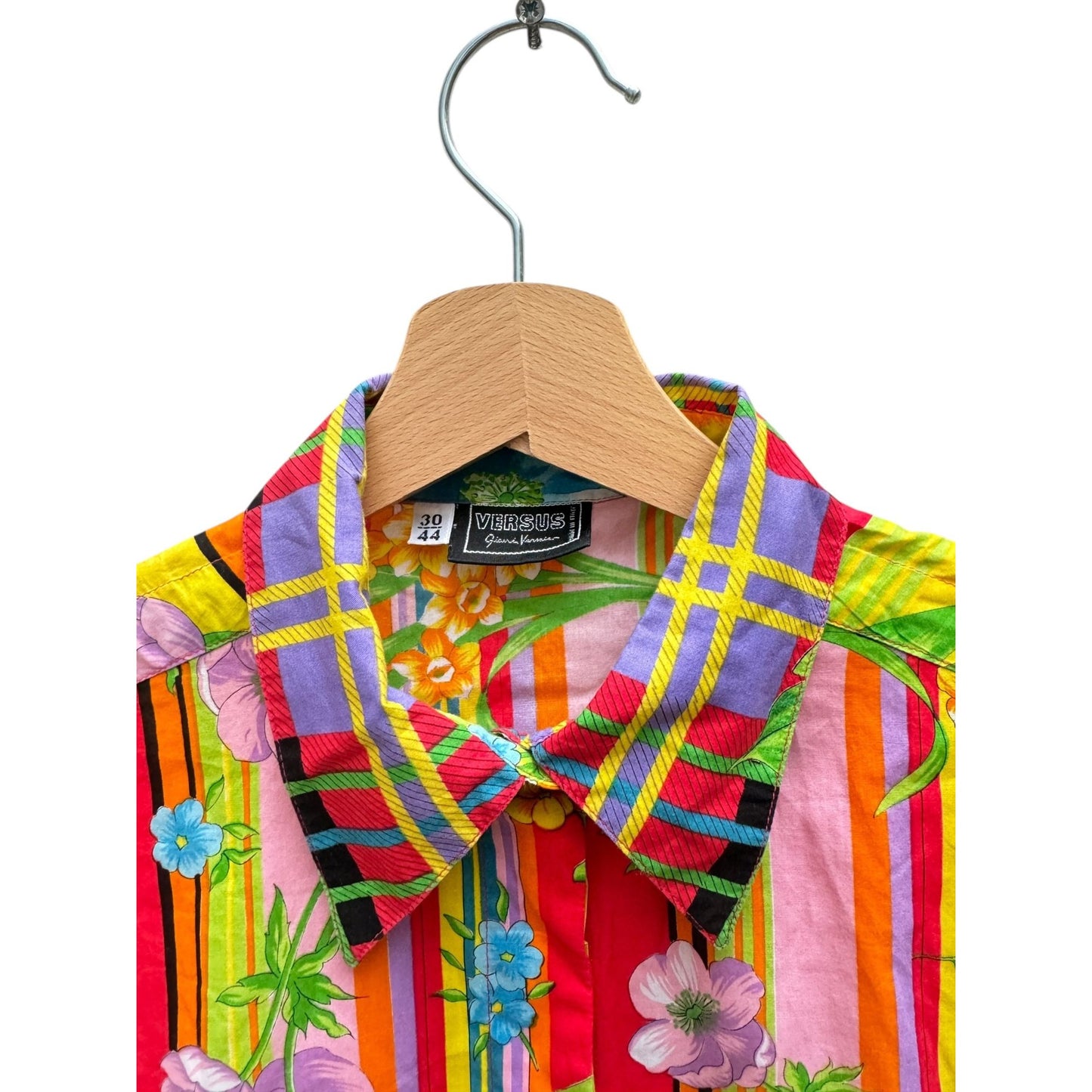 1993 Iconic Floral & Graphic Motif Shirt 