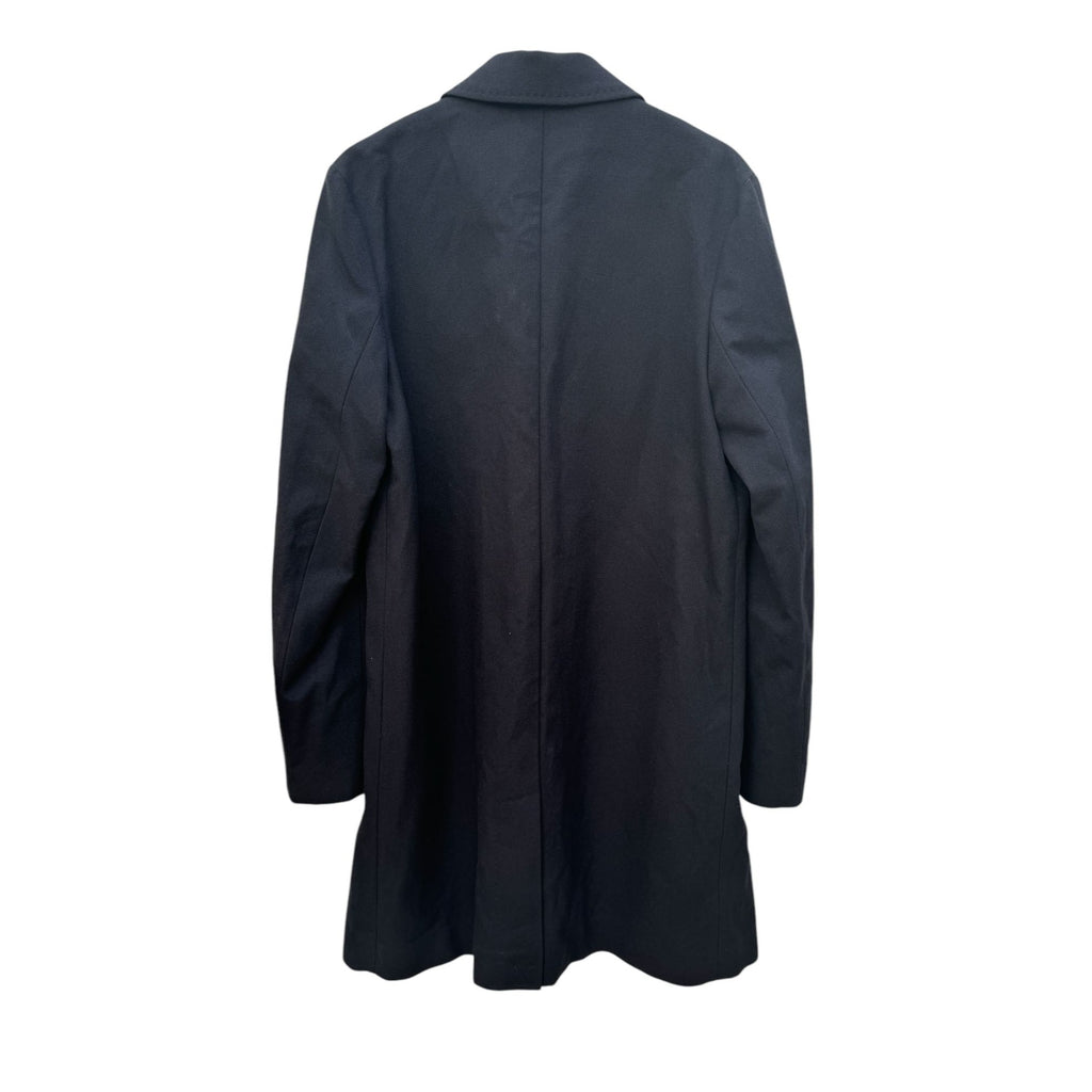 Navy Wool Mackintosh Coat