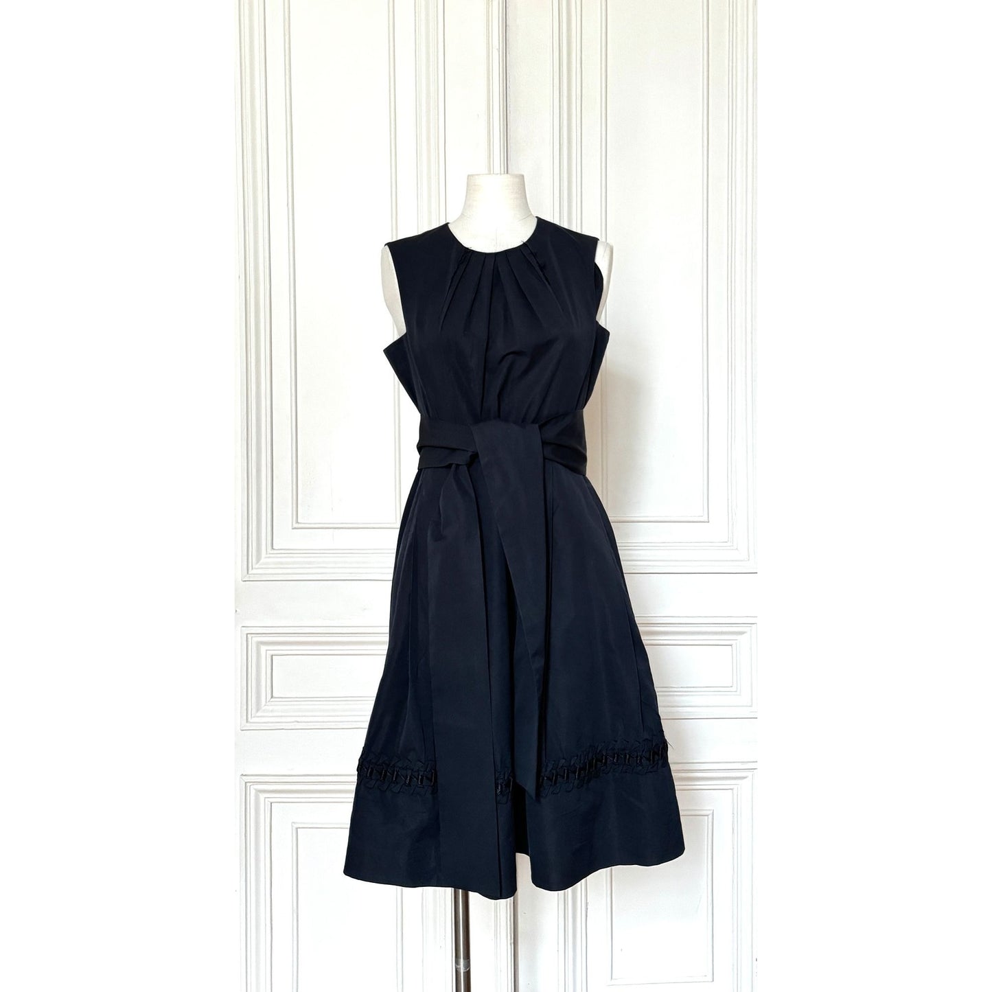Stefano Pilati 2008 Black Cotton Dress