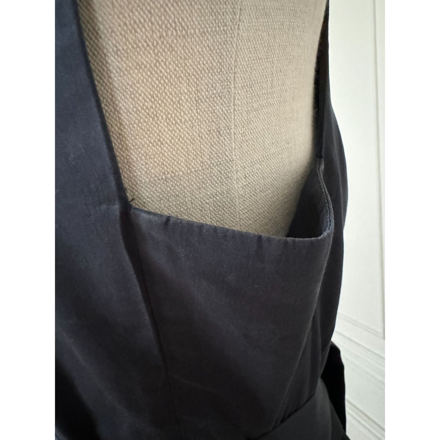 Stefano Pilati 2008 Black Cotton Dress