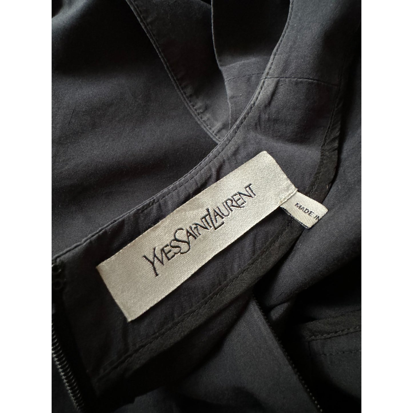 Stefano Pilati 2008 Black Cotton Dress