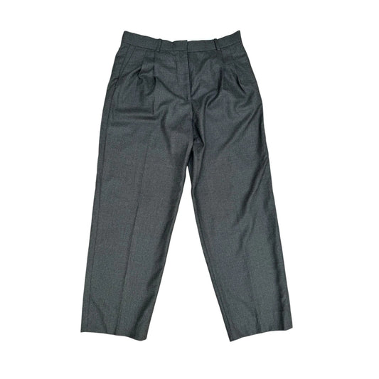 Phoebe Philo Grey Wool Cashmere Wide Pants