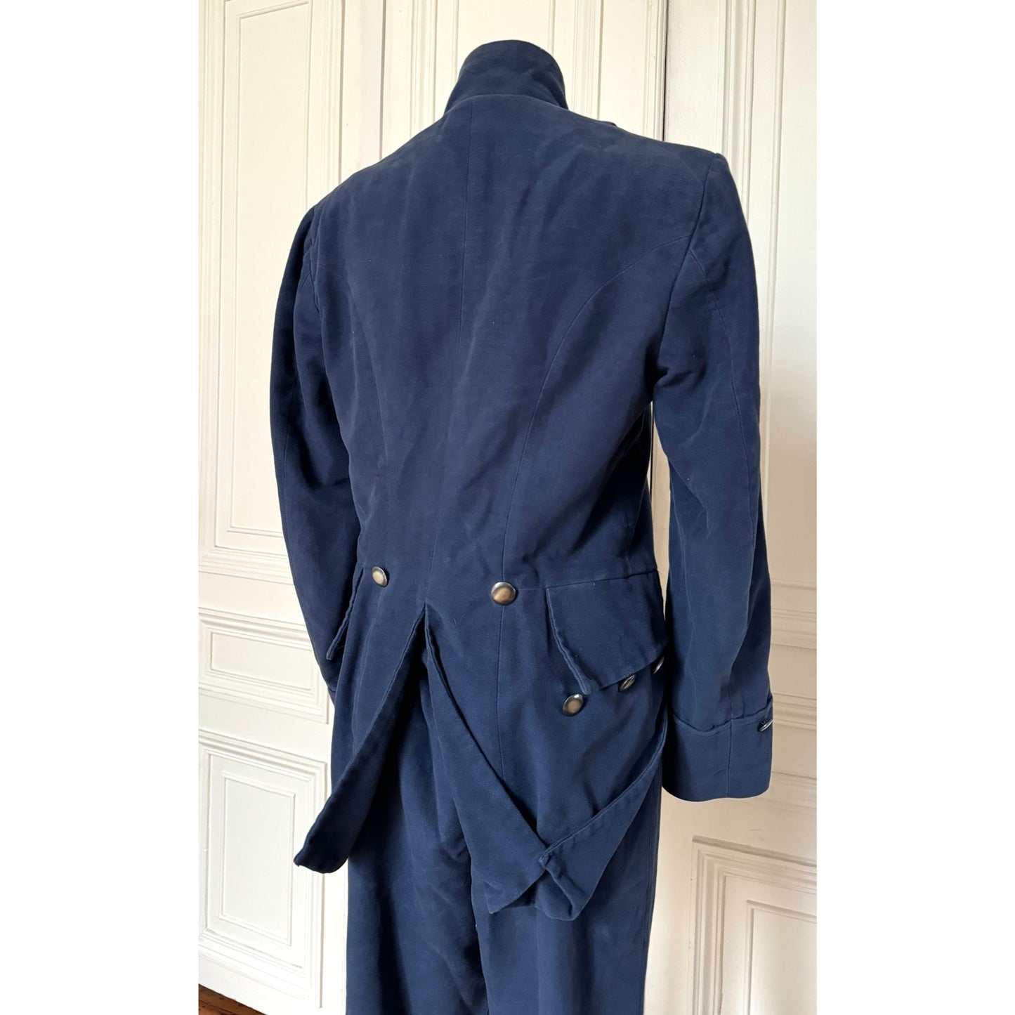 Opera de Paris  Billy Budd Blue 1960s French Moleskin Costume Suit Size 46 / fits S
