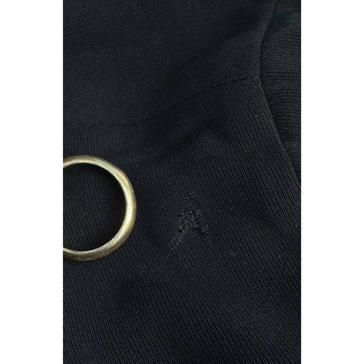 FW 1998 Black Wool V-Neck Maxi Dress