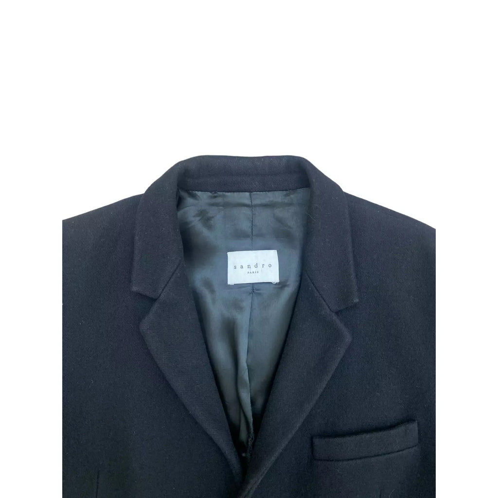 Black Wool Coat Apollo