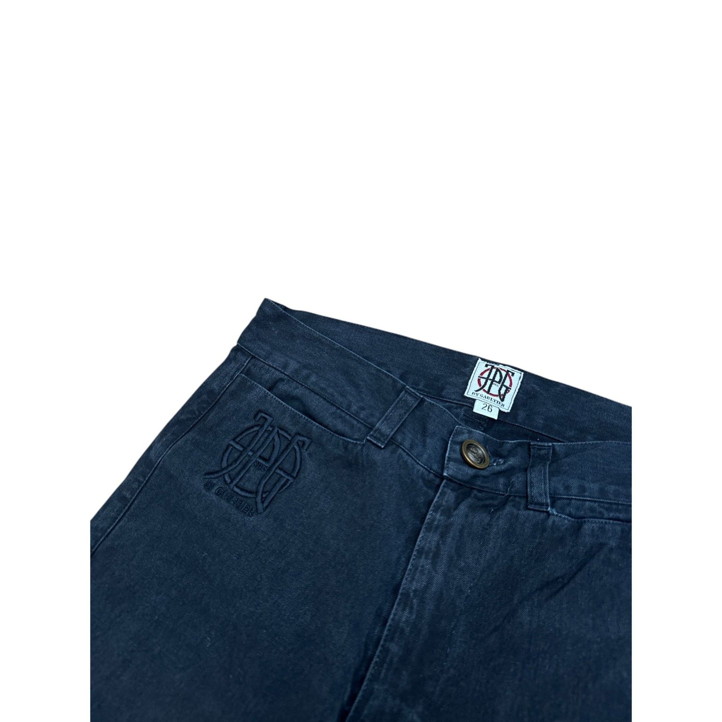 Vintage JPG Black Cotton Pants