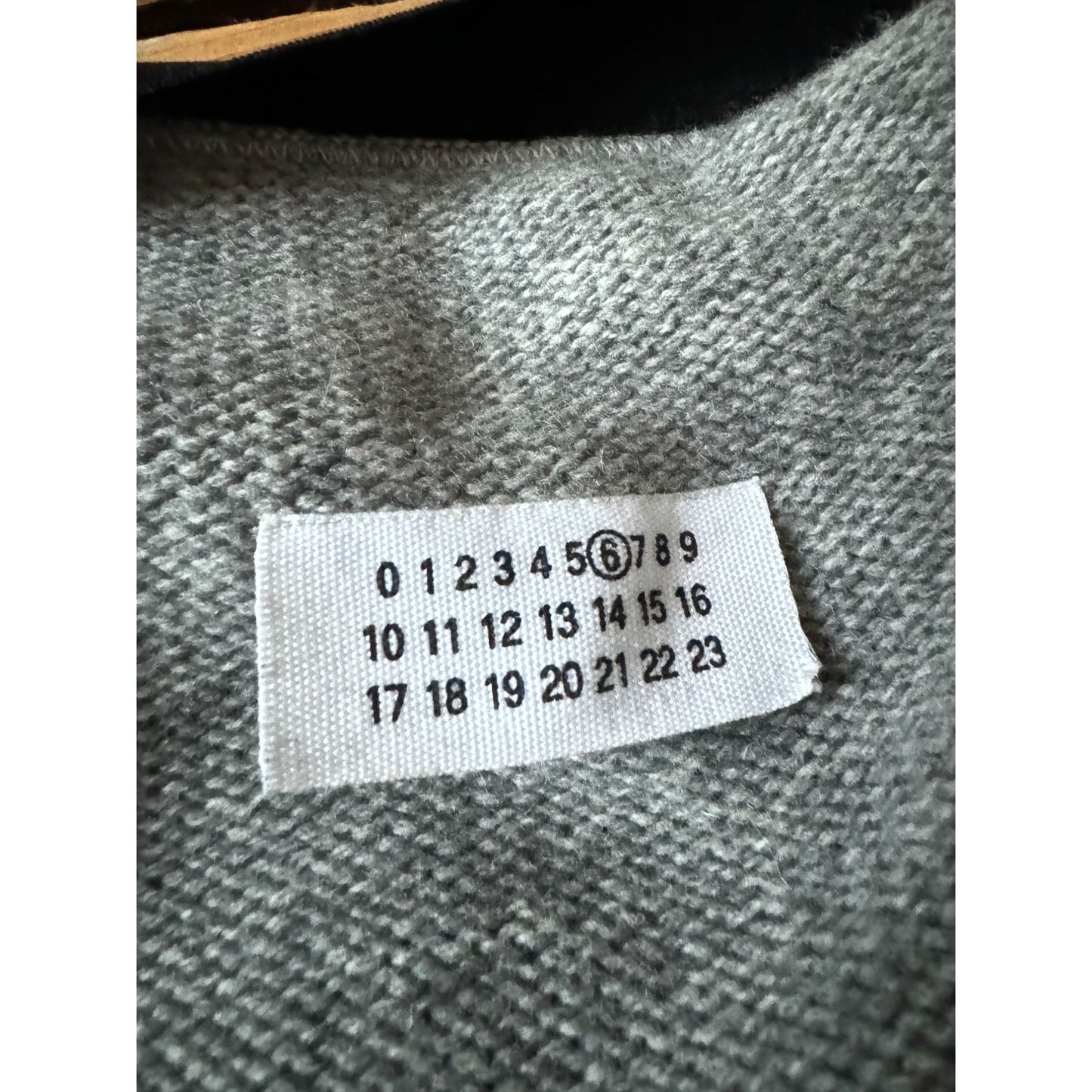 1998 Miss Deanna Grey Wool Knitted Skirt