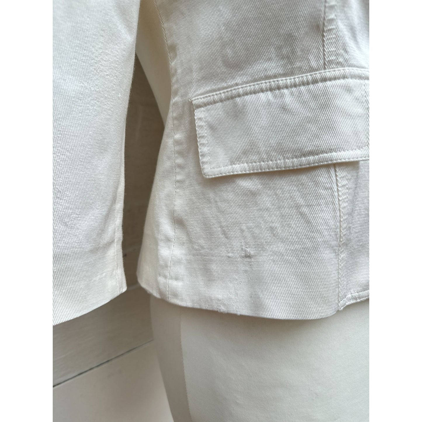 1990s White Blazer Jacket