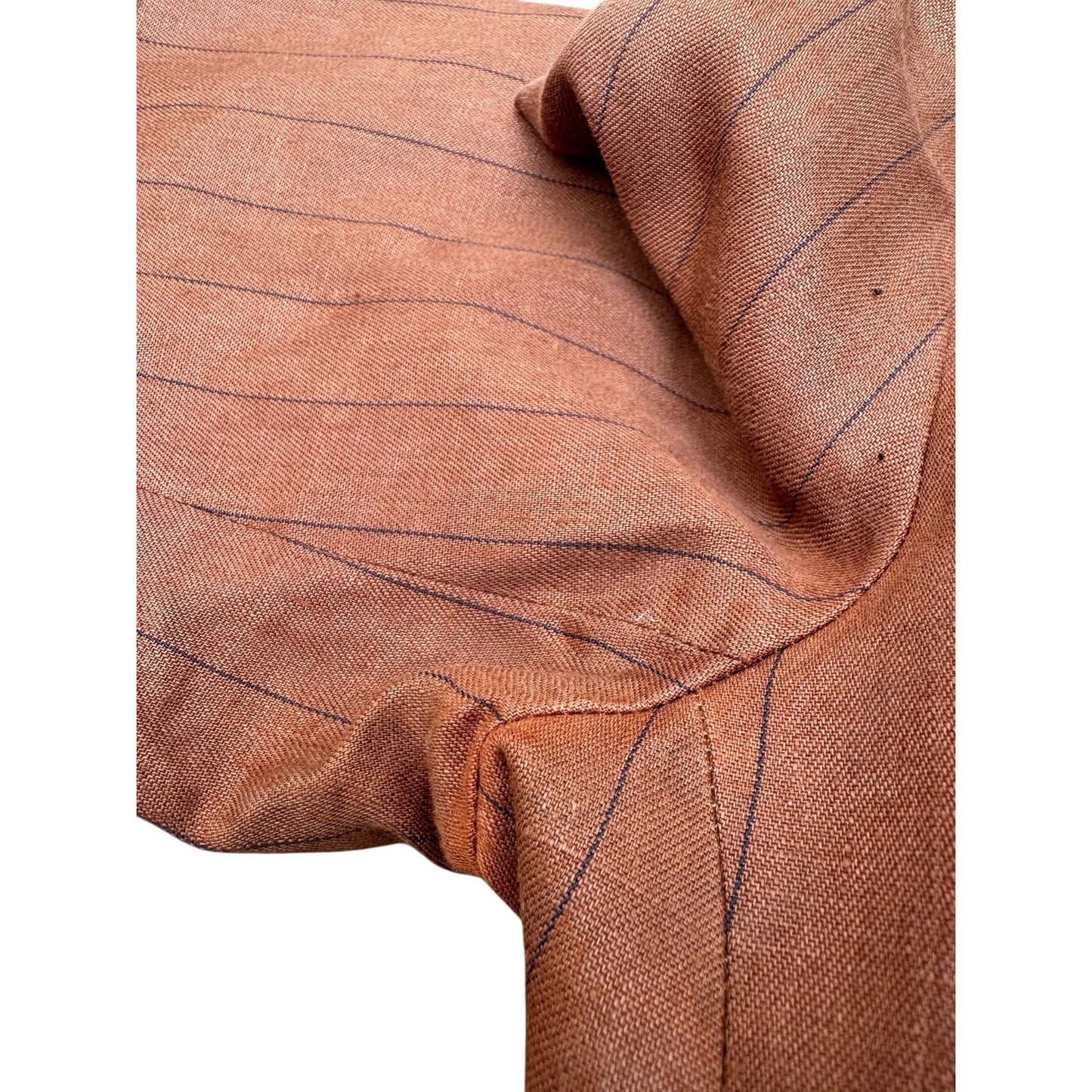Brown Linen Safari Jacket 
