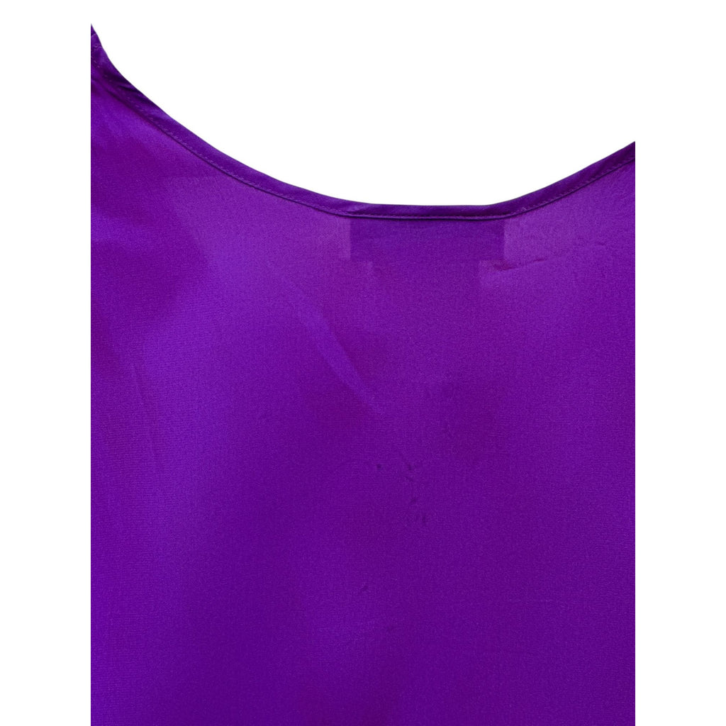 Vintage Purple Silk Tank Top