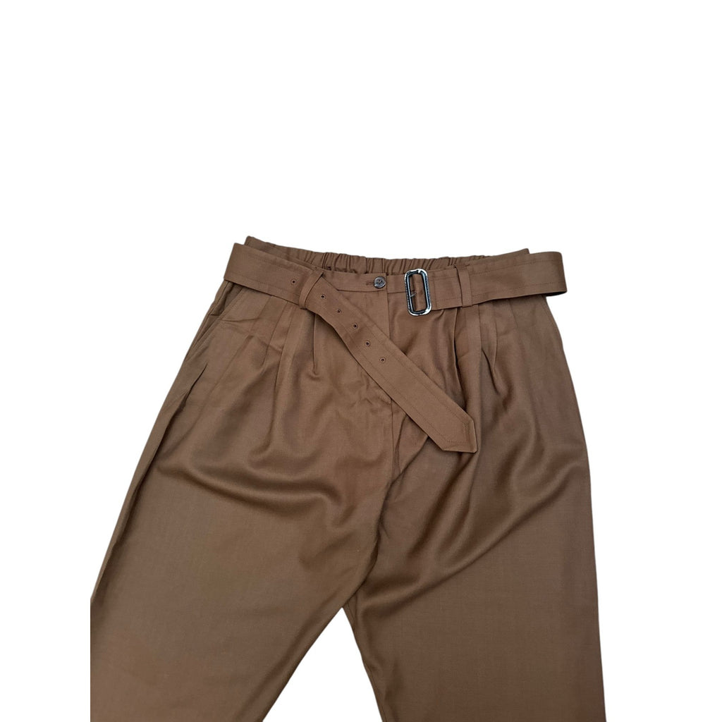 Brown Viscose Pants