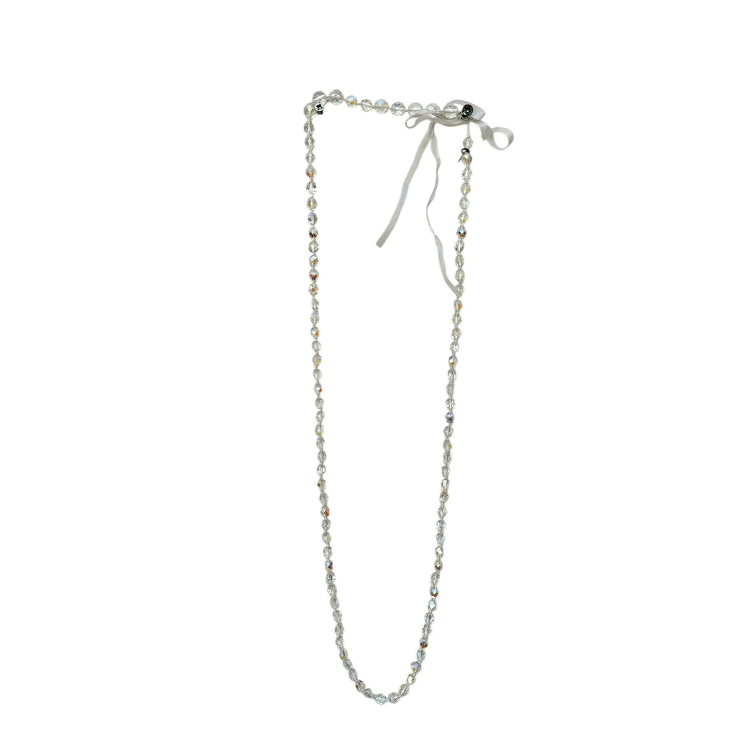 FW 2000 Crystal Clear Pearl Necklace