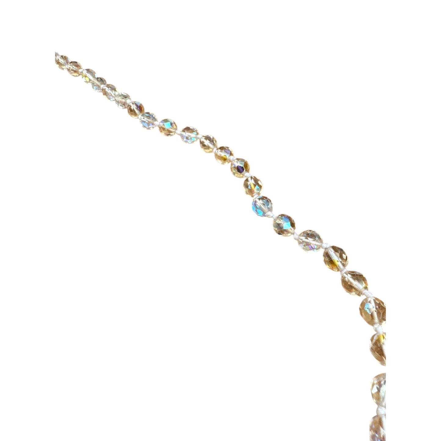 FW 2000 Crystal Clear Pearl Necklace