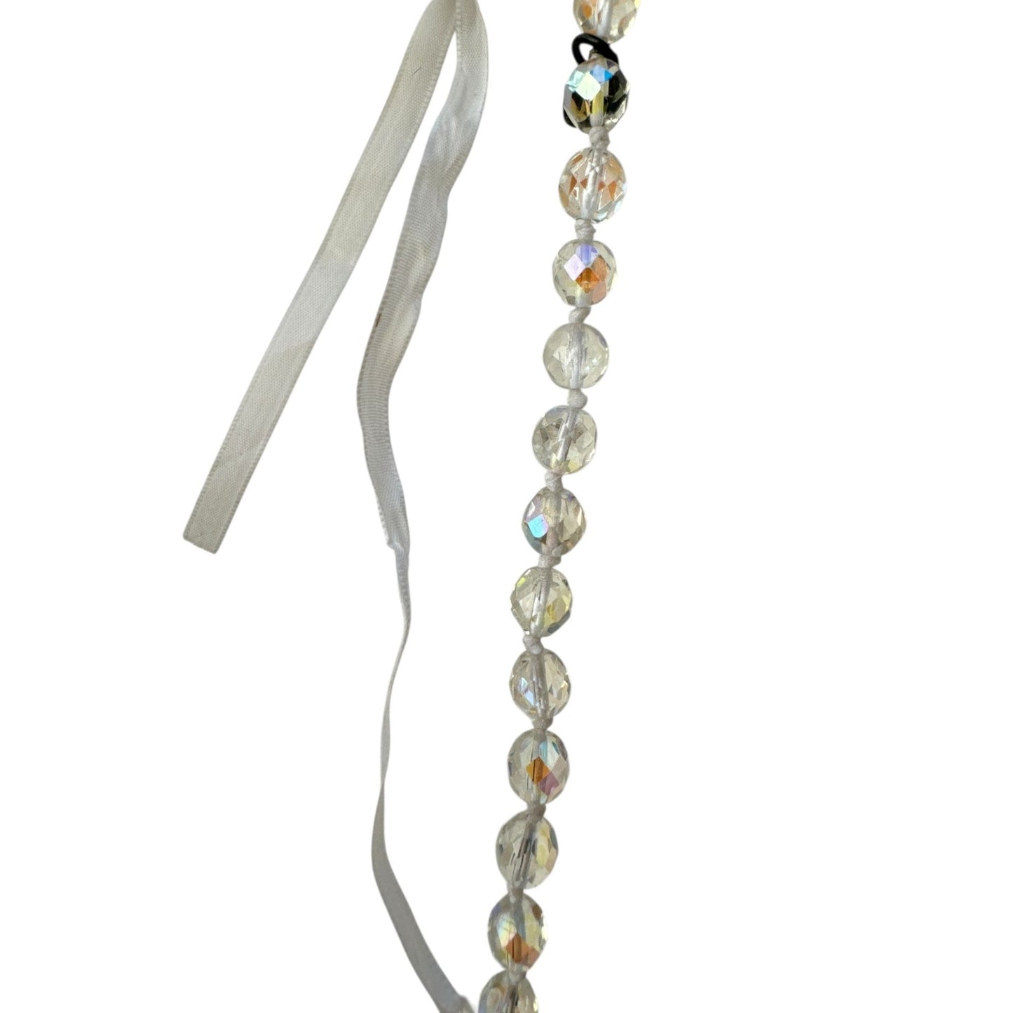 FW 2000 Crystal Clear Pearl Necklace