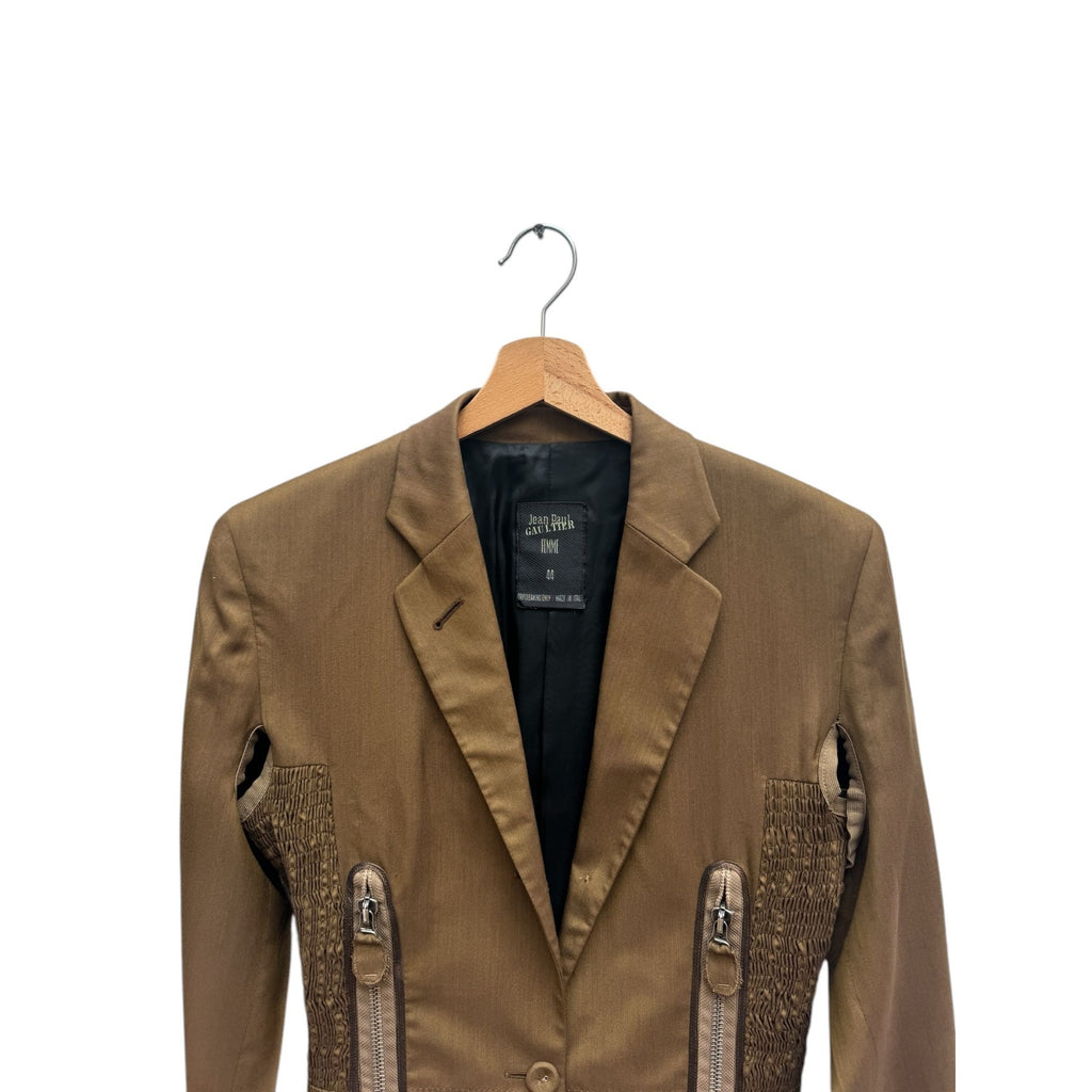 1990s Deconstructed Khaki Suit