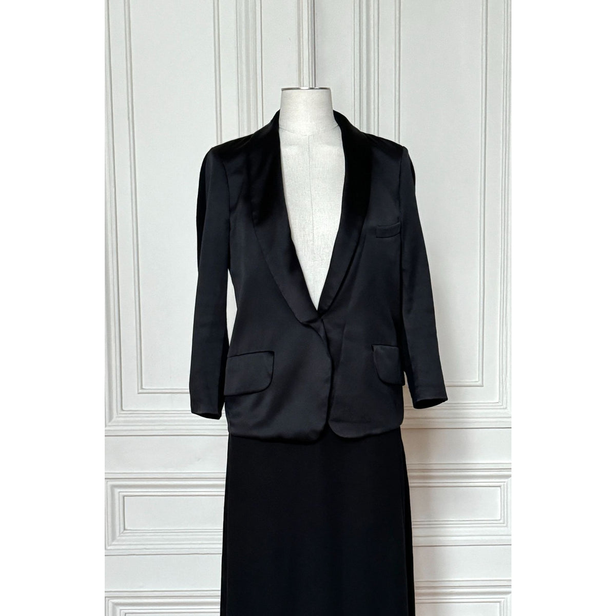 Spring/Summer 2009 Black Silk Hybrid Tuxedo Blazer