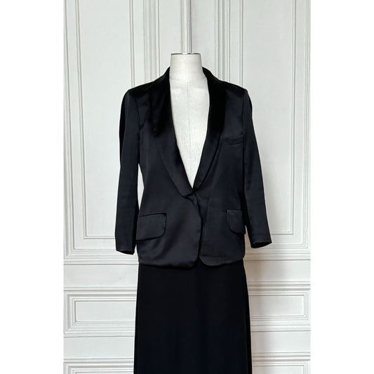 Spring/Summer 2009 Black Silk Hybrid Tuxedo Blazer