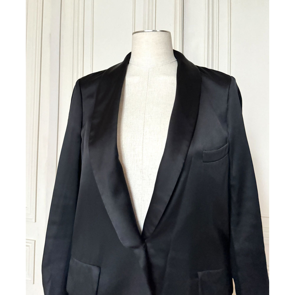 Spring/Summer 2009 Black Silk Hybrid Tuxedo Blazer