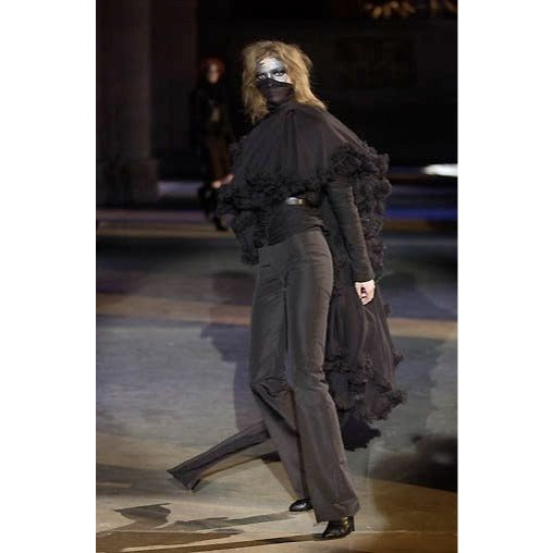 FW 2002 Black Silk Pants
