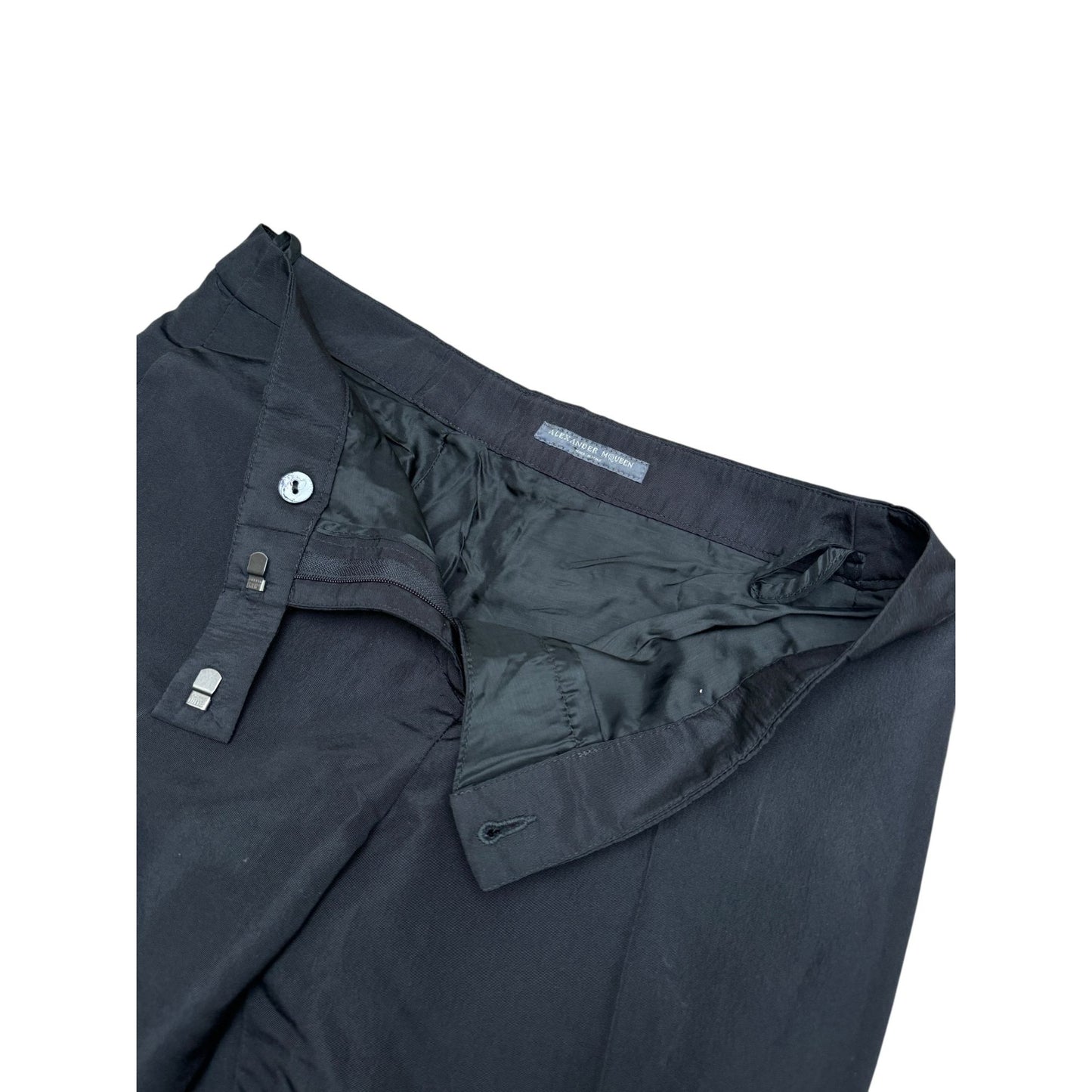 FW 2002 Black Silk Pants