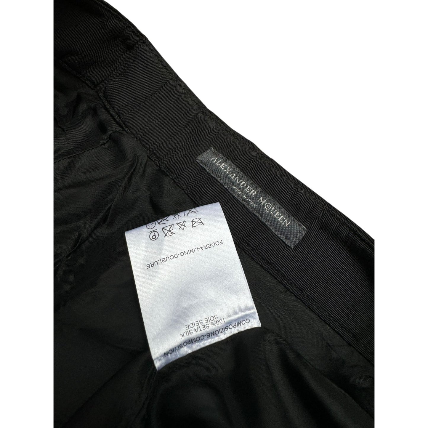 FW 2002 Black Silk Pants