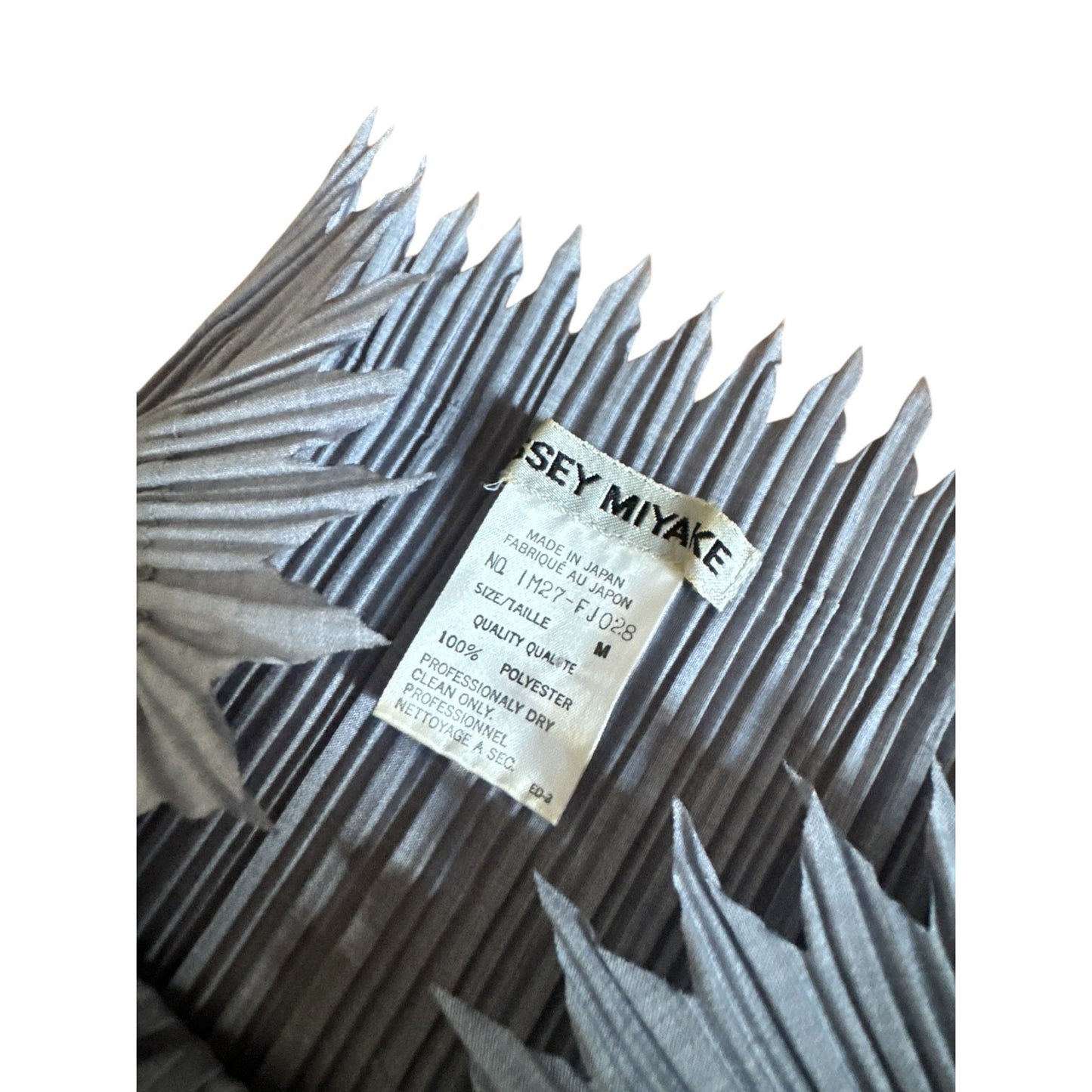 SS1990 “Icy” Plissé Sculptural Top