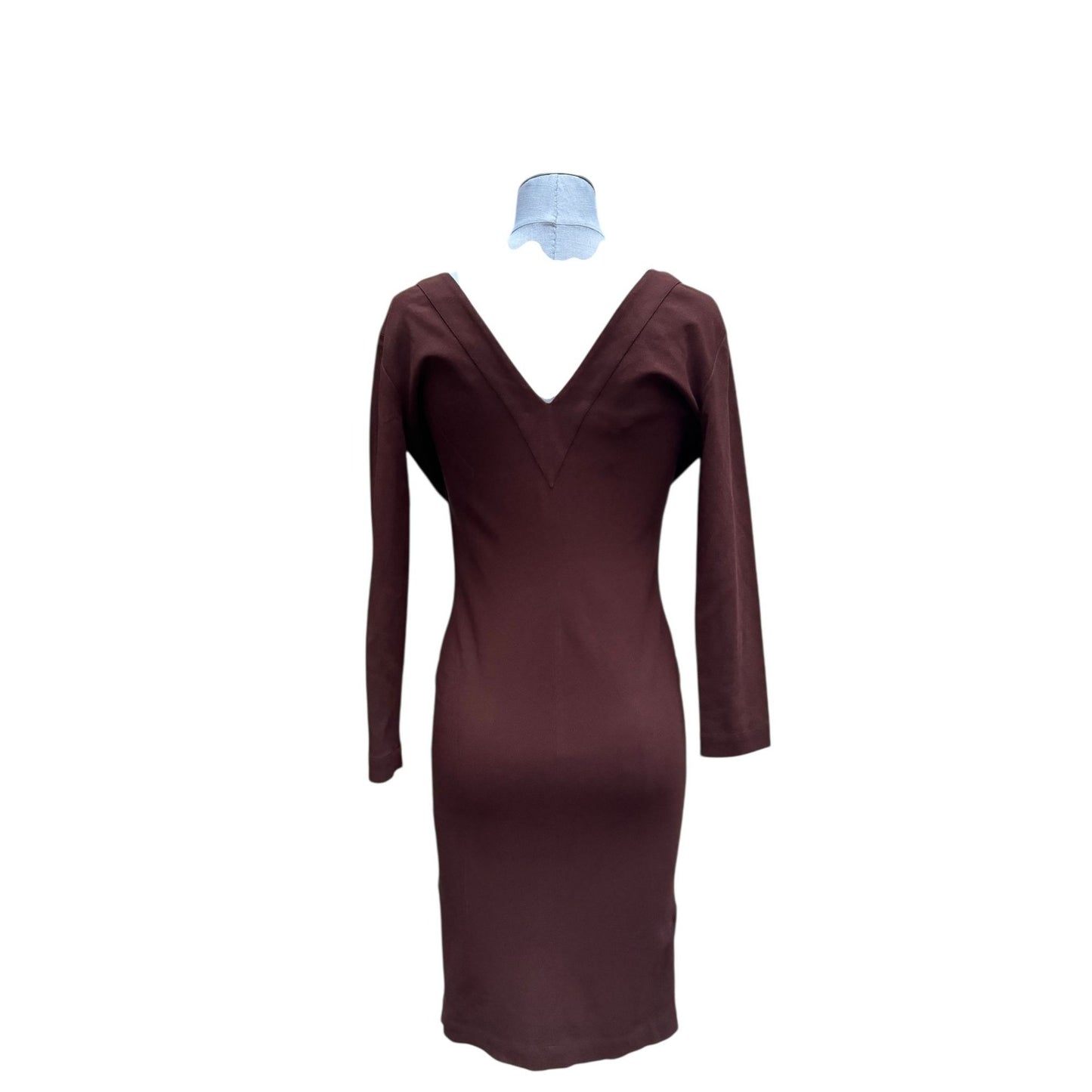 Vintage Brown Wool Dress