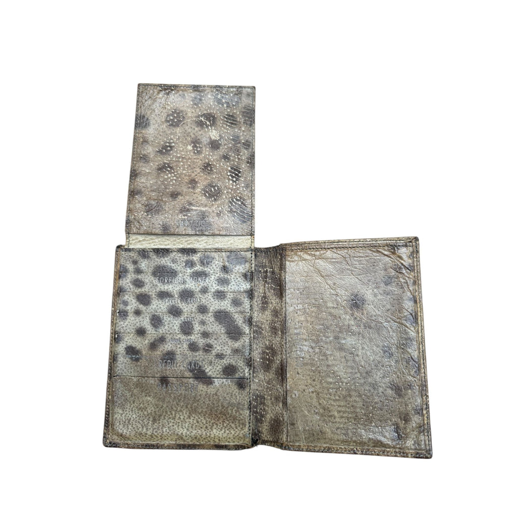 Vintage Exotic Leather Wallet