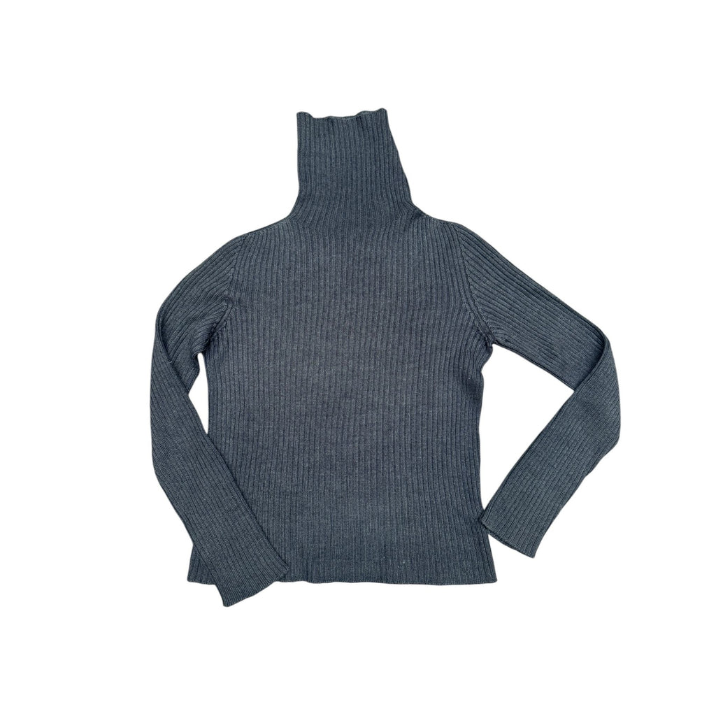 JPG Grey Wool Ribbed Sweater