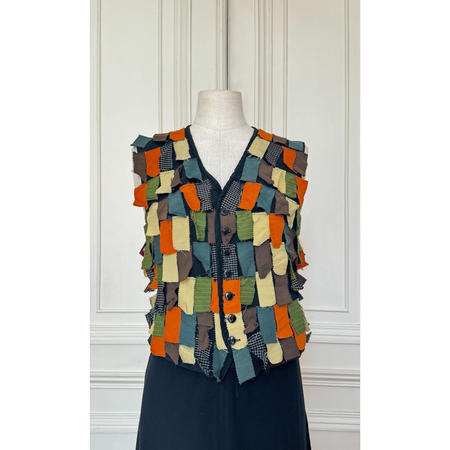 1980s Fabric Sample Vest