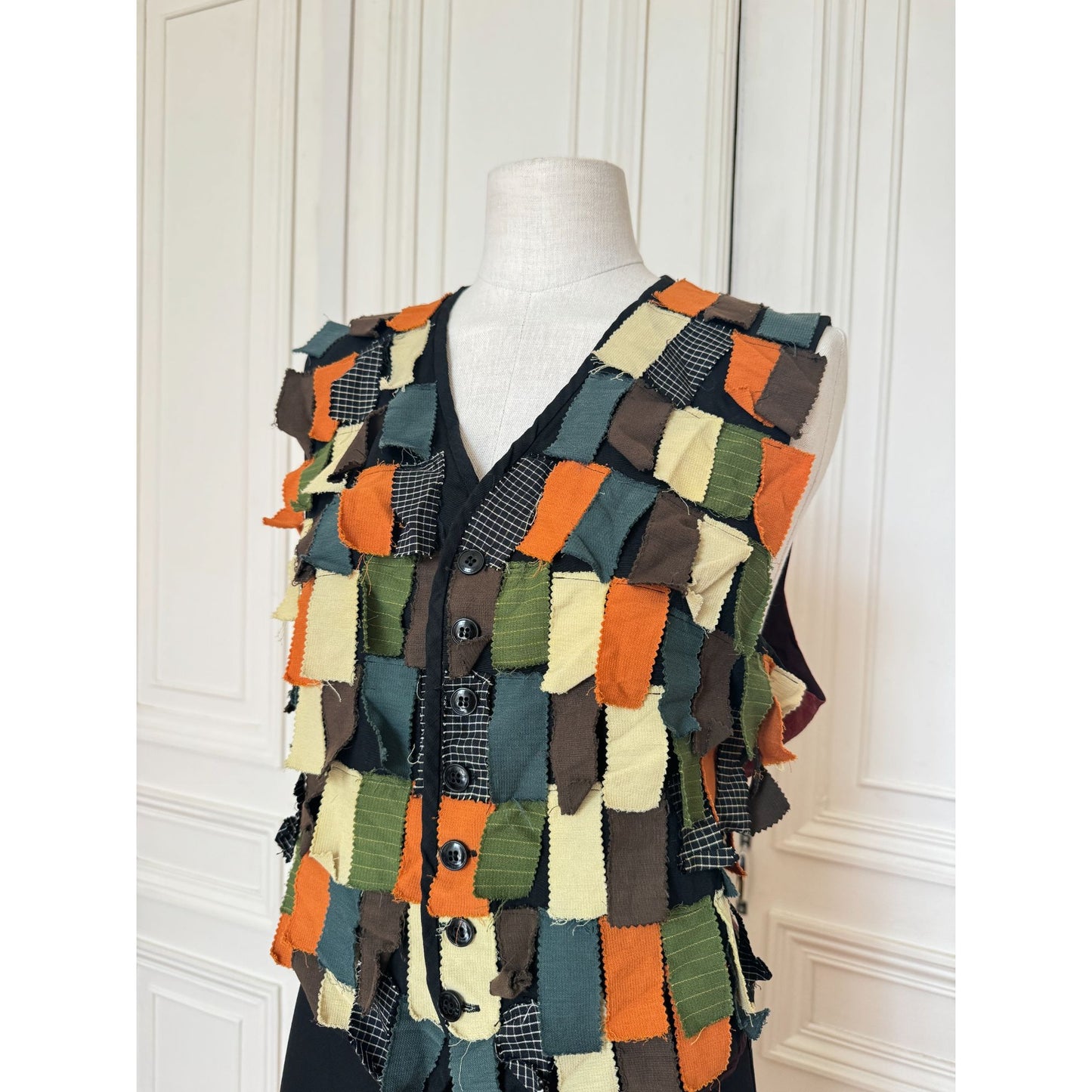 1980s Fabric Sample Vest