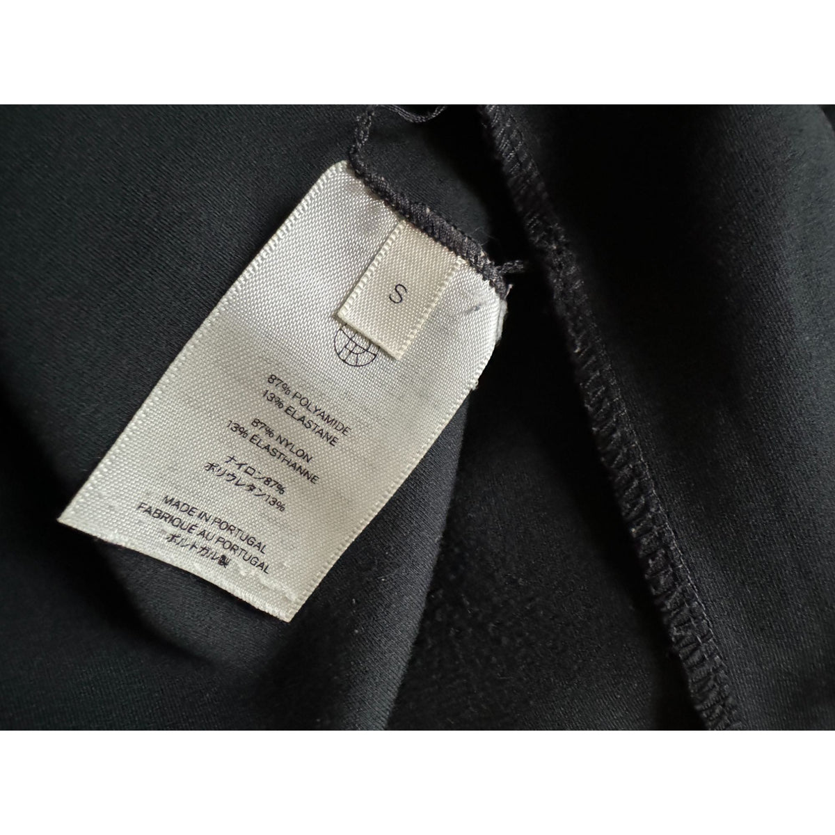 Dark Navy Oversized Technical Jersey Dress