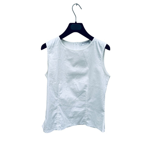 Vintage White Cotton Tank Top