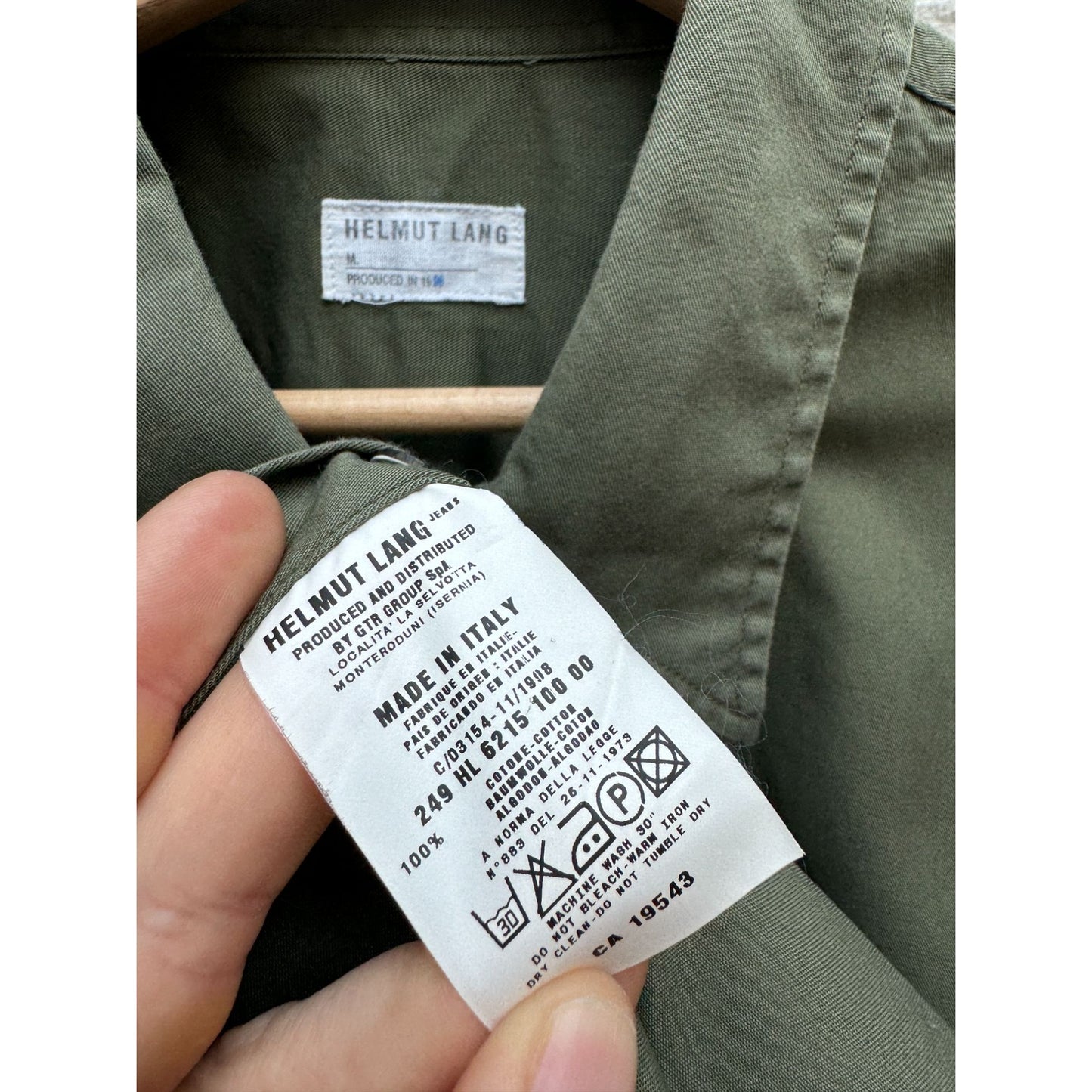 1998 Collection Archive Military Shirt