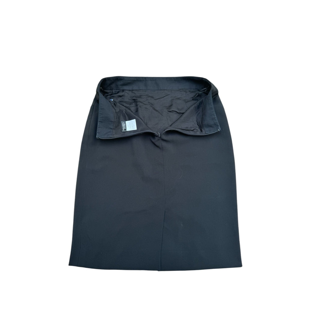 Chanel Black Midi Skirt  Size 40 / US 29-30 - M
